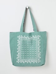 FatFace Navy Blue Reversible Tote Bag - Image 2 of 2