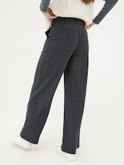 FatFace Presley Grey Herringbone Trousers - Image 2 of 6