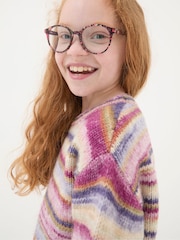 FatFace Cream Stripe Jumper Dress - Image 4 of 5