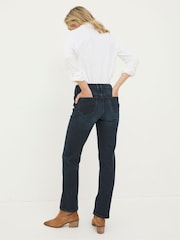 FatFace Carmel Denim Dark Blue Comfort Straight Jeans - Image 2 of 6