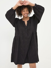 FatFace Anona Black Swing Dress - Image 1 of 6