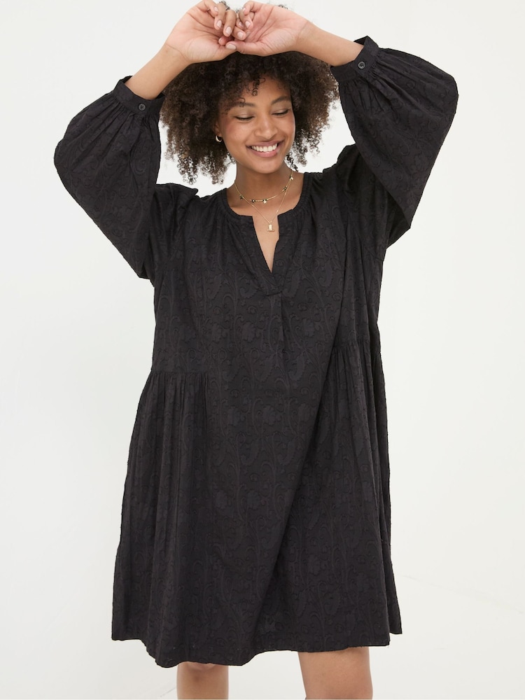 FatFace Anona Black Swing Dress - Image 1 of 6