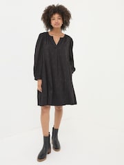 FatFace Anona Black Swing Dress - Image 3 of 6
