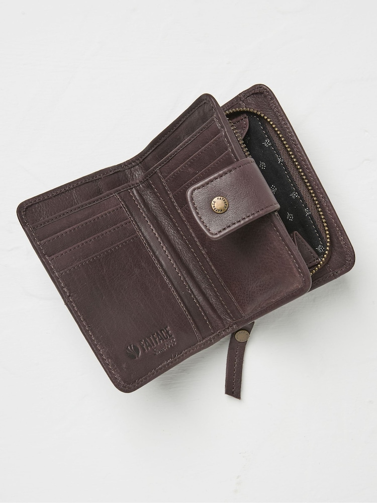 FatFace Etta Brown Leather Zip Purse - Image 2 of 2
