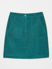 FatFace Chesil Green Cord Skirt - Image 5 of 5