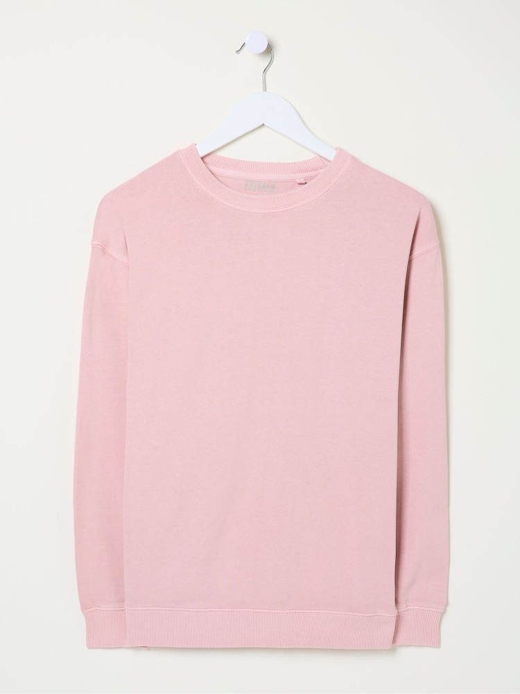 FatFace Georgia Pink Crew Sweatshirt - Image 5 of 5