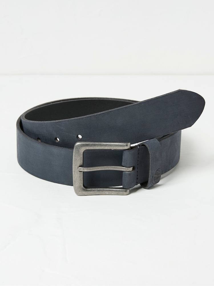 FatFace Blue Nubuck Leather Belt - Image 1 of 2