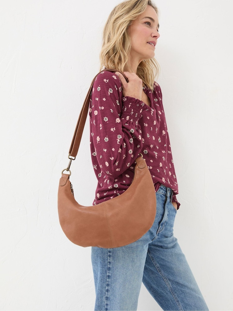 FatFace Harlow Brown Sling Bag - Image 1 of 5