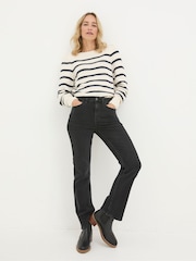 FatFace Brooke Black Bootcut Jeans - Image 1 of 6