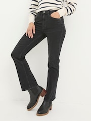 FatFace Brooke Black Bootcut Jeans - Image 4 of 6