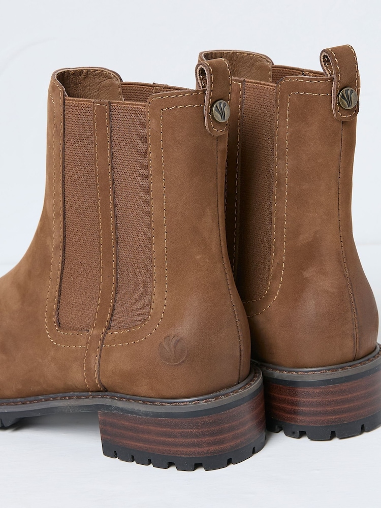 FatFace Everly Brown Chelsea Boots - Image 3 of 3