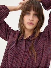 FatFace Elsie Red Gingham Blouse - Image 4 of 5