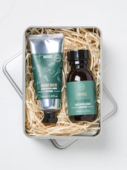 FatFace Green Beard Care Gift Set - Image 1 of 2