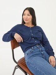 FatFace Wren Blue Top - Image 3 of 5