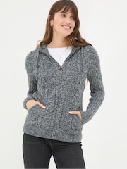 FatFace Alicia Charcoal Grey Hoodie - Image 1 of 5