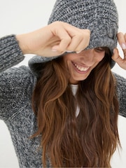 FatFace Alicia Charcoal Grey Hoodie - Image 3 of 5