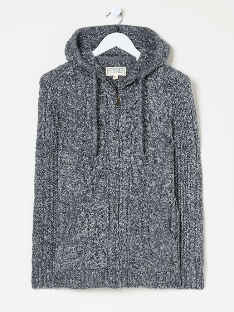 FatFace Alicia Charcoal Grey Hoodie - Image 5 of 5
