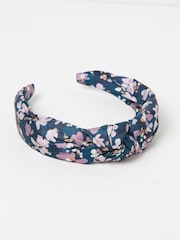 FatFace Teal Blue Ditsy Print Headband - Image 1 of 2