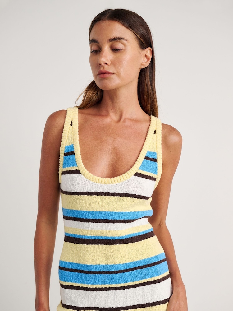 JAG Arden Scoop Neck Knit Mini Dress - صورة 5 من 5