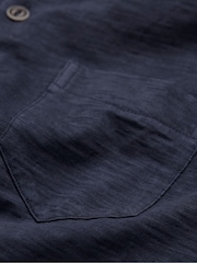 FatFace Truro Navy Blue Jersey Shirt - Image 4 of 4