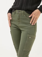 FatFace Malvern Green Cargo Trousers - Image 5 of 6