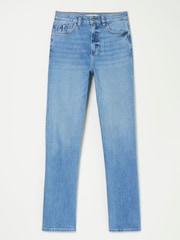 FatFace Carmel Light Vintage Blue Comfort Straight Jeans - Image 7 of 7