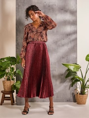 FatFace Grace Black Printed Blouse - Image 1 of 6
