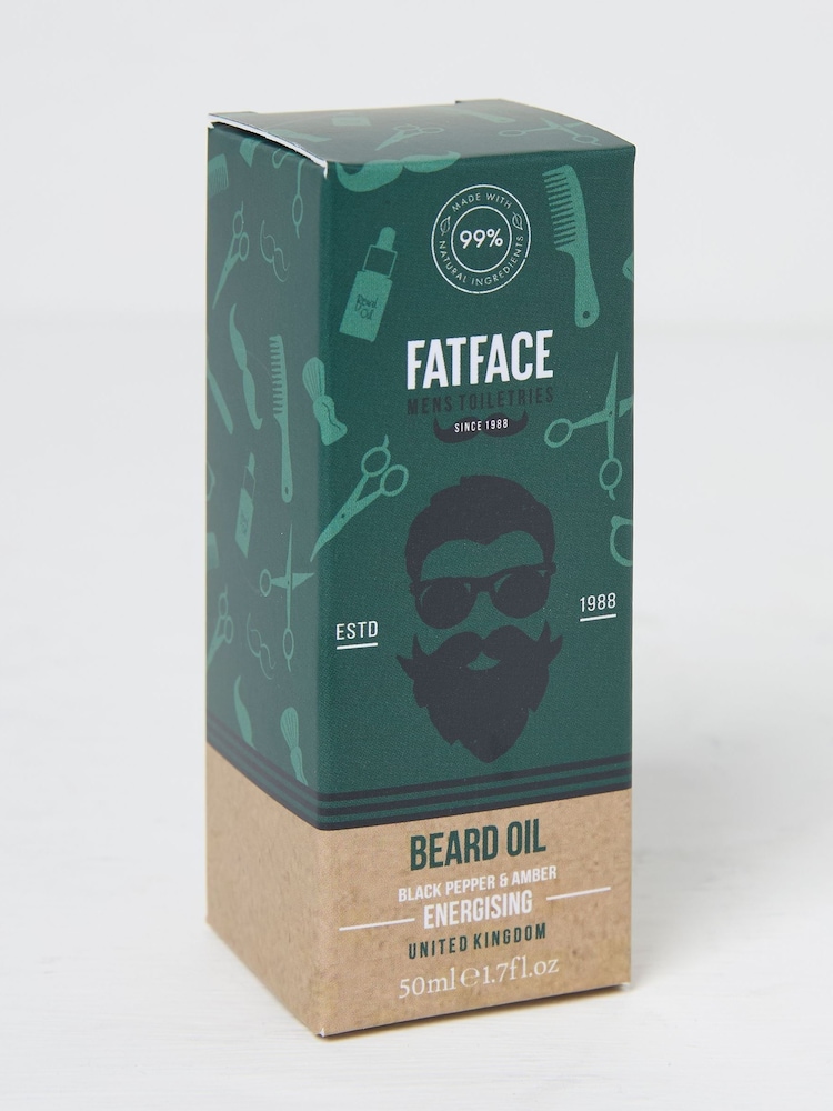 FatFace Teal Green Beard Oil - Image 2 of 2