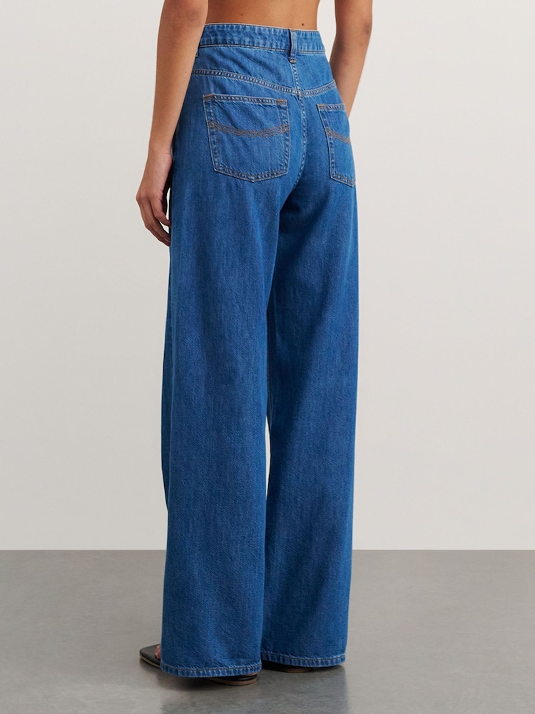 JAG Blue Loe Mid-Rise Straight Jeans - Image 2 of 5 JAG Blue Loe Mid-Rise Straight Jeans - Image 2 of 5