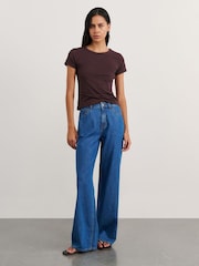 JAG Blue Loe Mid-Rise Straight Jeans - Image 3 of 5