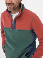 FatFace Airlie Orange Panel Sweatshirt - Image 5 of 7
