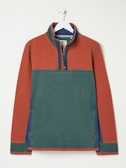 FatFace Airlie Orange Panel Sweatshirt - Image 7 of 7