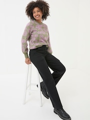 FatFace Leigh Black Carpenter Trousers - Image 4 of 6