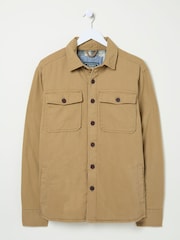 FatFace Walderton Beige Overshirt - Image 3 of 3