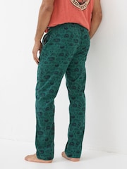 FatFace Green Outdoors Pyjama Bottoms - Image 2 of 5