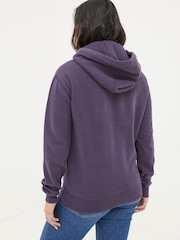 FatFace Izzy Purple Overhead Hoodie - Image 2 of 5