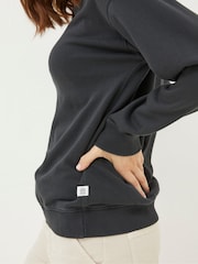 FatFace Georgia Black Crew Sweatshirt - Image 3 of 4
