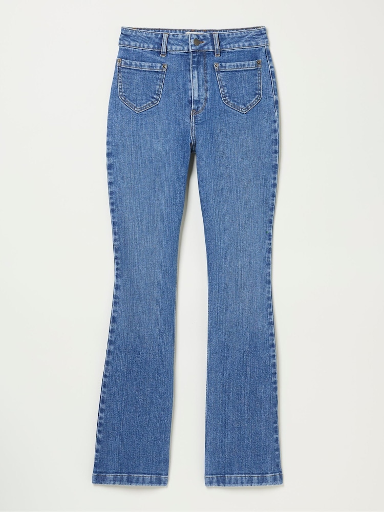 FatFace Fly Denim Vintage Flare Jeans - Image 7 of 7
