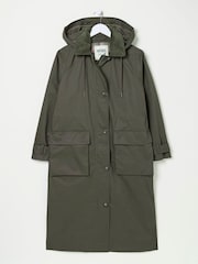 FatFace Audrey Green Trench Coat - Image 6 of 6