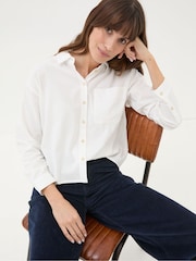 FatFace Vivienne White Shirt - Image 3 of 5