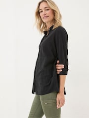 FatFace Sammy Black Shirt Tunic - Image 1 of 5