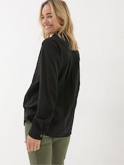FatFace Sammy Black Shirt Tunic - Image 2 of 5