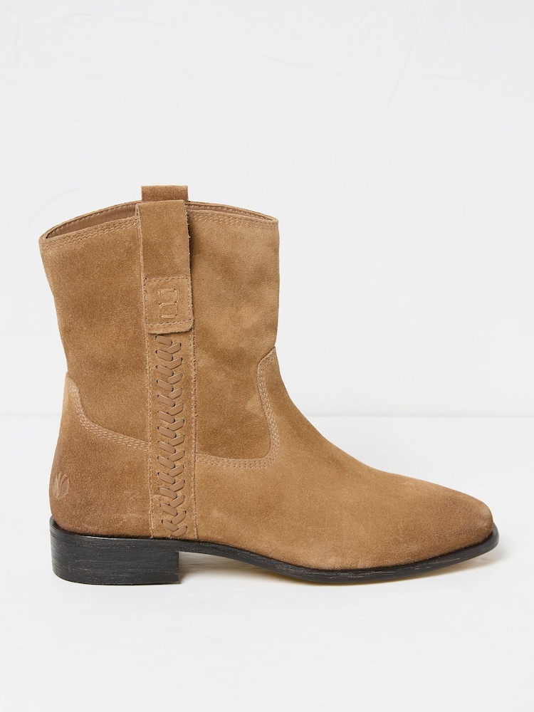 FatFace Adelaide Brown Western Boots - Image 1 of 3