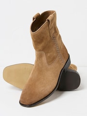 FatFace Adelaide Brown Western Boots - Image 2 of 3