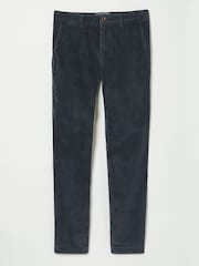 FatFace Blue Navy Straight Cord Trousers - Image 5 of 5