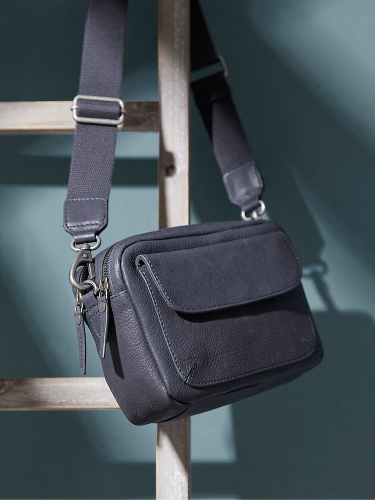 FatFace The Oslo Blue Camera Bag - Image 3 of 3