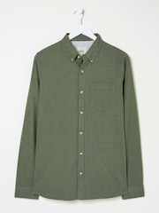FatFace Green Long Sleeve Tadlow Shirt - Image 5 of 5