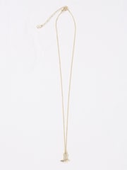 FatFace Gold Tone Cowboy Boot Necklace - Image 1 of 2