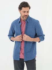 FatFace Blue Everly Gingham Shirt - Image 3 of 5