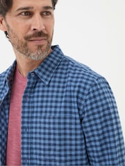 FatFace Blue Everly Gingham Shirt - Image 4 of 5